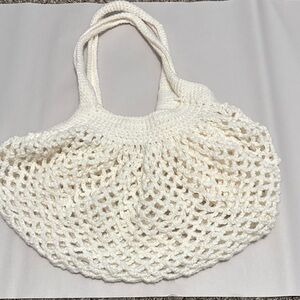 Crocheted market bag